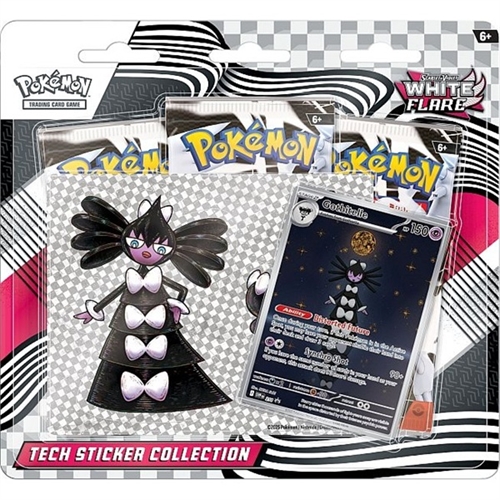 White Flare - 3-Pack Blister Pack - Gothitelle - Pokemon kort
